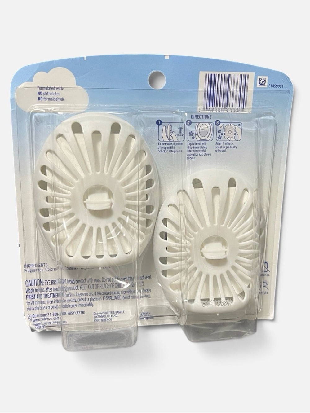Febreze Bathroom Air Freshener Clips with Green Gel (2-Pack) X3 - Picture 2 of 2
